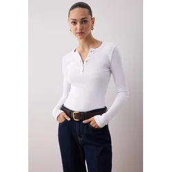 Trendyol Milla ženska bluza Twoaw26Bz00063, bela