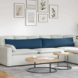 Jastučići za sofu 2 pcs Plava 145 x 40 cm tkanina
