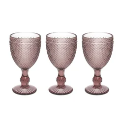 Tognana Set čaša Diamante Ciclamino, 3 komada