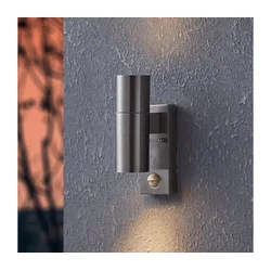 Eglo 79594- LED spoljašnje svetlo sa senzorom pokreta ARAPONGAS 2xGU10/2,8W/230V IP44 hrom