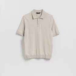 Reserved - Polo džemper s visokim sadržajem viskoze