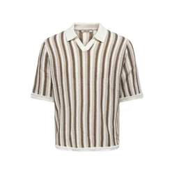 Only & Sons Pulover ONSTHUE  bež / rjava / bela