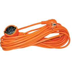 Produžni kabl šuko + utikač + natikač pp/j 3x1,5/5m - 5m