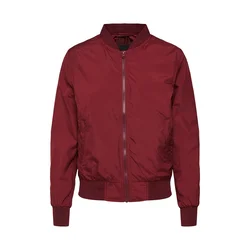 Womens Light Bomber jacket in burgundy