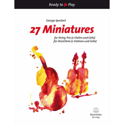 SPECKERT:27 MINIATURES FOR STRING TRIO (2 VIOLINS AND CELLO)