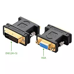 FAST ASIA adapter-konverter DVI-I na VGA (m/A3) (Crni)  DVI-I - muA!ki VGA - A3enski