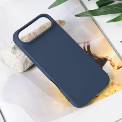 Maska za iPhone 17 Air 66 Teracell Soft Velvet tamno plava