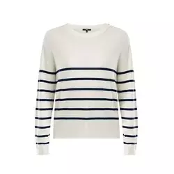MEXX Pulover Aster mornarska/volneno bela