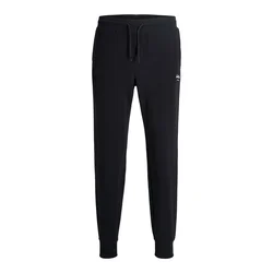JACK & JONES Hlače JPSTGORDON  črna / bela
