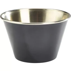 GENWARE Skledica iz nerjavečega jekla, 52 mm, o: 85 mm, črna