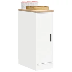 Garažni ormar za odlaganje bijeli 30x51x85 cm masivne borovine