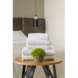 Dekor Dom Peškir Hotel Logo 500gr 20/2, 70x140cm, Beli