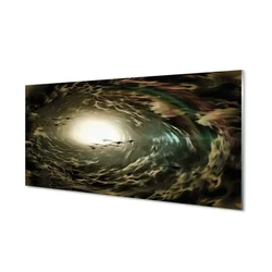 tulup.si Slika na akrilnem steklu Ptice oblaki 140x70 cm 2 obešalnika