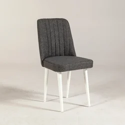 Hanah Home Trpezarijska stolica Vina Sandalye 47x89x46cm Belo-Antracit