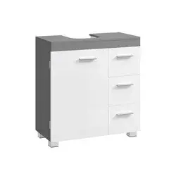 Songmics Kopalniška omarica 30x60x64 cm Bela
