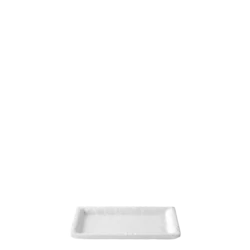 Bela mala pladenj 16,8 x 9,8 cm — Elements Melamin (Flow) - 593172