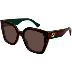 Gucci GG1300S 002 ONE SIZE (55) Havana/Rjava