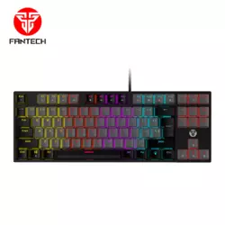 Tastatura Mehanicka Gaming Fantech MK876 RGB Atom TKL siva (blue switch)