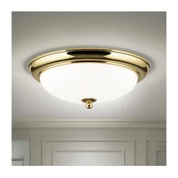 Orion - Plafonska svetiljka EMPIRA, 2x E27/40W, 230V, prečnik 35,5 cm, zlatna