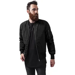 2-Tone Bomber Jacket blk/blk