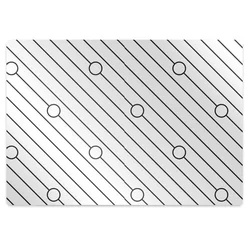 Decormat Podloga za stol Striped pattern 120x90 cm 2 cm