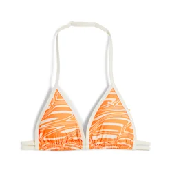 Womens Puma Triangle Top, Orange, Size S, Sport