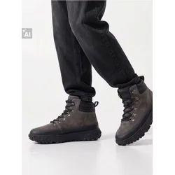 Sinsay - Tople casual cipele od imitacije antilopa - srednjesivo
