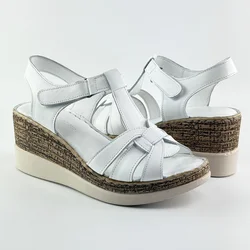 LP Fashion Ženske sandale, Kožne, Bele