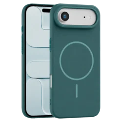 Rigid Silicone MagSafe maska za iPhone 17 Air – zelena