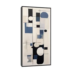 Canvas Slika na platnu Arhitektura, 30x60cm, Sa ramom, Crni