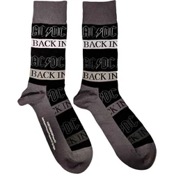 AC/DC Nogavice Back in Black Black 36-40