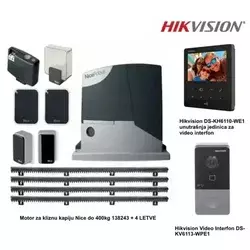 SET motor za kapiju i video interfon