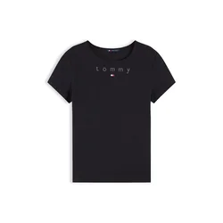 Tommy Jeans Majica rdeča/črna/bela