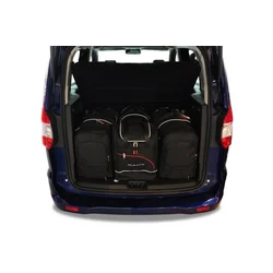 KJUST Komplet 4 kosov potovalnih torb SPORT za FORD TOURNEO COURIER 2014+