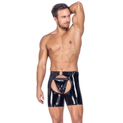 Black Level Vinyl Crotchless & Backless Chaps & String 2890550 Black S