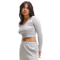 Cropp - Majica dugih rukava - light grey