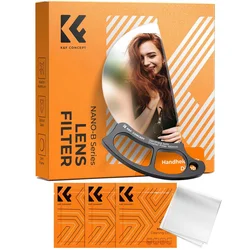 K&F 100MM Handheld refractive special effect filter with three vacuum cleaning cloths
