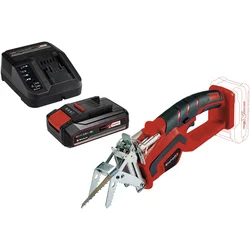 Einhell Aku. Testera za potkresivanje GE-GS 18 Li i Power-X-Change 18V 2,5 Ah Starter-Kit