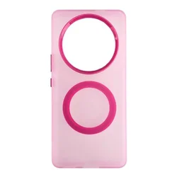 Silikonska futrola Magsafe FLURO COLOR za Honor Magic 8 Lite/ roza