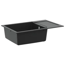 Umivaonik Crna 780 x 500 mm 80% kvarc i 20% smola