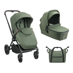 Kikka Boo Kolica Kara premium 2in1 set sa tvrdom korpom Army Green