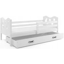 Interbeds Dečiji krevet Miko 190x80cm, Sa fiokom, Beli