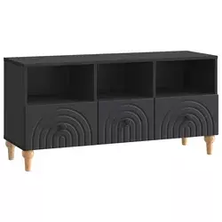 TV ormar Crna 102 x 34,5 x 50 cm Konstrukcijsko drvo