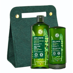 Yves Rocher Ženski kozmetički set, Šampon, regenerator i torbica