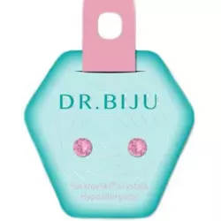 Dr.Biju minđuše 5.3mm svetlo roze krug DXI53C223