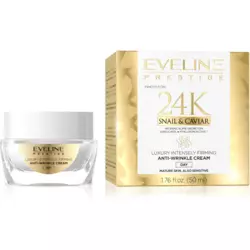 EVELINE - 24K SNAIL&CAVIAR LUKSUZNA KREMA PROTIV BORA ZA ZATEZANJE KOŽE 50ML