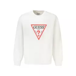GUESS JEANS SWEATSHIRT WITHOUT ZIP MEN WHITE