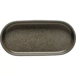 Costa Nova ovalni krožnik Redonda 21,2x9,8 cm, rjav