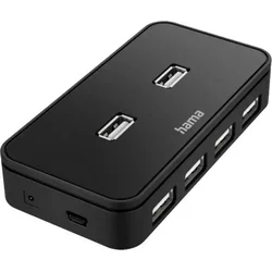 USB HUB 7 port Hama 2.0 200123 Black sa napajanjem