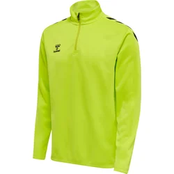 moški pulover hmlCORE XK HALF ZIP POLY SWEAT